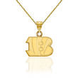 14kt Yellow Gold NFL Cincinnati Bengals Pendant Necklace. 18&quot;
