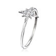 .10 ct. t.w. Diamond North Star Ring in Sterling Silver