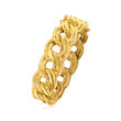 Italian 14kt Yellow Gold Link Ring