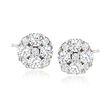 .33 ct. t.w. Diamond Jewelry Set: Stud Earrings and Convertible Earring Jackets in 14kt Yellow Gold