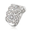.50 ct. t.w. Diamond Filigree Ring in Sterling Silver