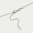 Roberto Coin &quot;Tiny Treasures&quot; .26 ct. t.w. Crown Diamond Necklace in 18kt White Gold