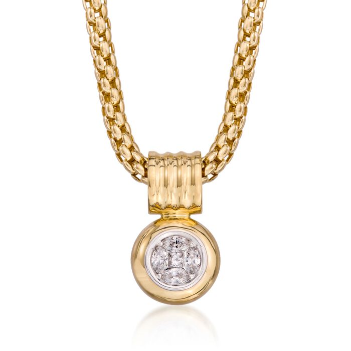 .50 ct. t.w. Diamond Pendant Necklace in 14kt Yellow Gold