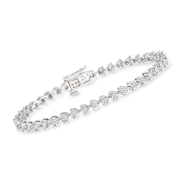 2.00 ct. t.w. Diamond Bracelet in Sterling Silver