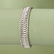 Italian Sterling Silver Multi-Chain Link Bracelet