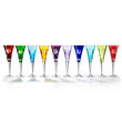 Waterford Crystal &quot;Snowflake Wishes&quot; 10-Piece Multicolored Prestige Flute Set 