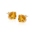 4.00 ct. t.w. Citrine Stud Earrings in 14kt Yellow Gold