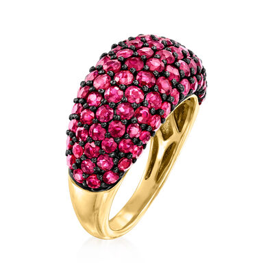 5.25 ct. t.w. Ruby Ring in 14kt Yellow Gold