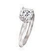 1.05 Carat Certified Diamond Engagement Ring in 14kt White Gold
