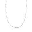 Zina Sterling Silver &quot;Contemporary&quot; Twig Link Necklace