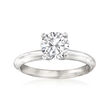 1.05 Carat Certified Diamond Engagement Ring in 14kt White Gold