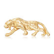 Italian 14kt Yellow Gold Panther Pin