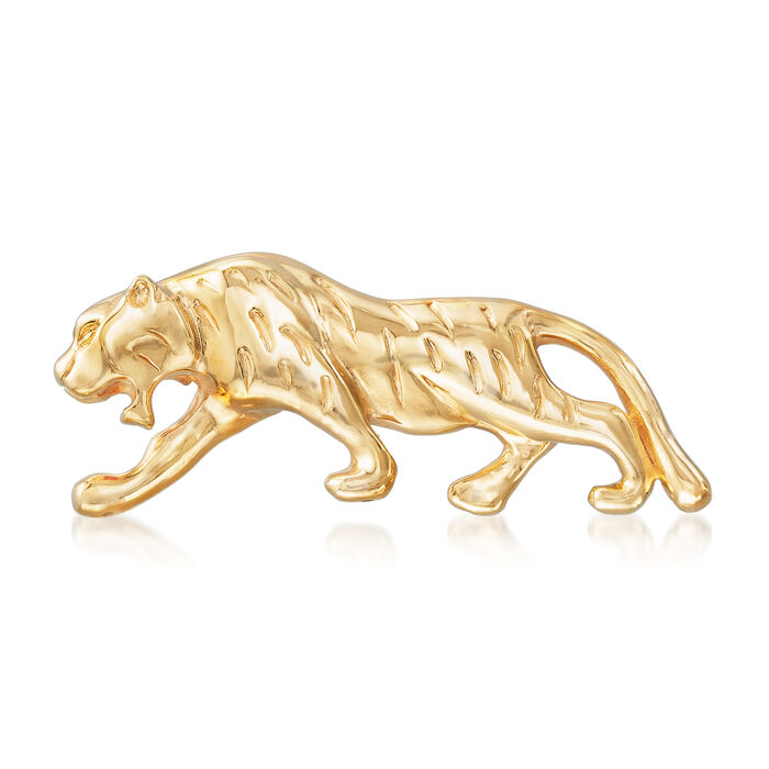 Italian 14kt Yellow Gold Panther Pin