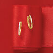 .10 ct. t.w. Diamond Huggie Hoop Earrings in 14kt Yellow Gold