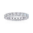 3.61 ct. t.w. Diamond Eternity-Style Wedding Band in 14kt White Gold