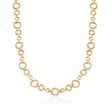 14kt Yellow Gold Circle-Link Necklace