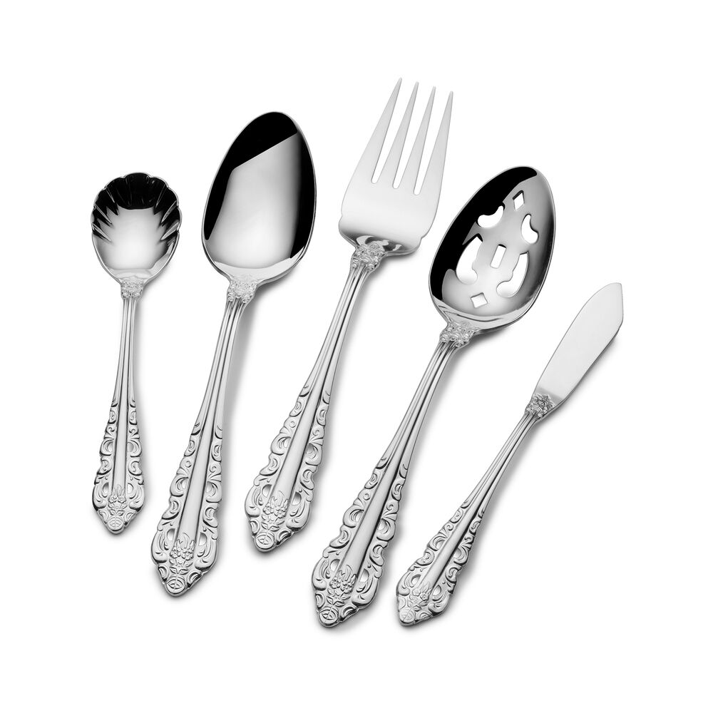 Wallace "Antique Baroque" 18/10 Stainless Steel Flatware | Ross-Simons Wallace Stainless Steel Flatware 18 10