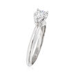 .63 Carat Certified Diamond Solitaire Ring in 14kt White Gold