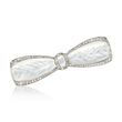 C. 1950 Vintage .40 ct. t.w. Bow Pin in Platinum