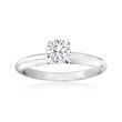 .54 Carat Certified Diamond Solitaire Ring in 14kt White Gold