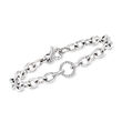 C. 2000 Vintage .25 ct. t.w. Diamond Cable-Link Bracelet in 18kt White Gold
