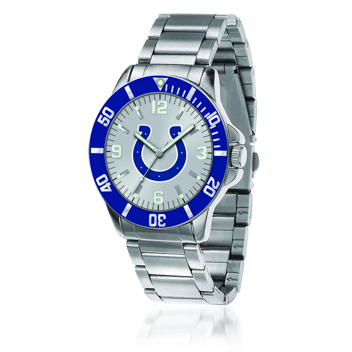 Men's 46mm NFL Indianapolis Colts Stainless Steel Key Watch