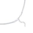 Italian 2.5mm Sterling Silver Omega Necklace