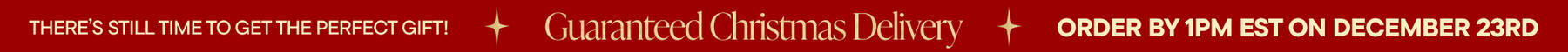 Guaranteed Christmas Delivery - 2 Days Left