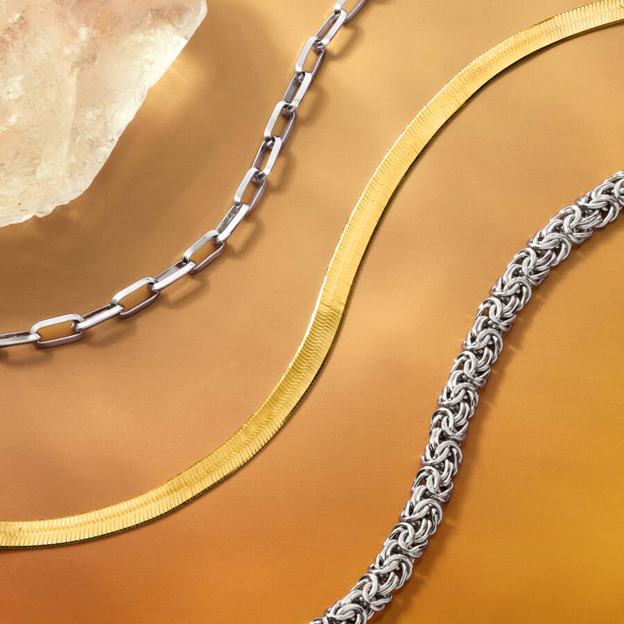 $59 And Under jewelry. image featuring 3 types of necklaces