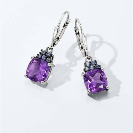 Earrings. Shop Now. Image featuring gemstone earrings