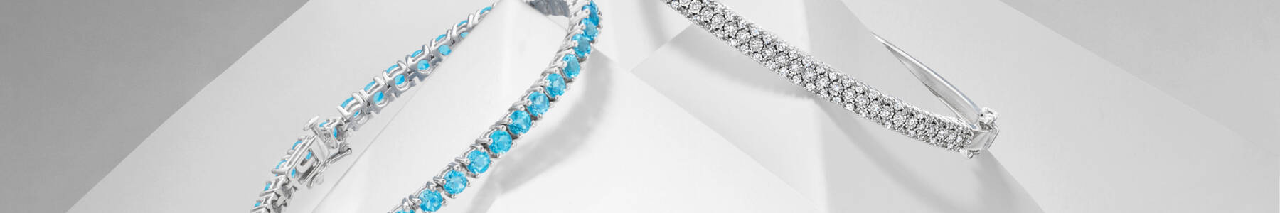 image featuring a Gemstone & Diamond tennis bracelet