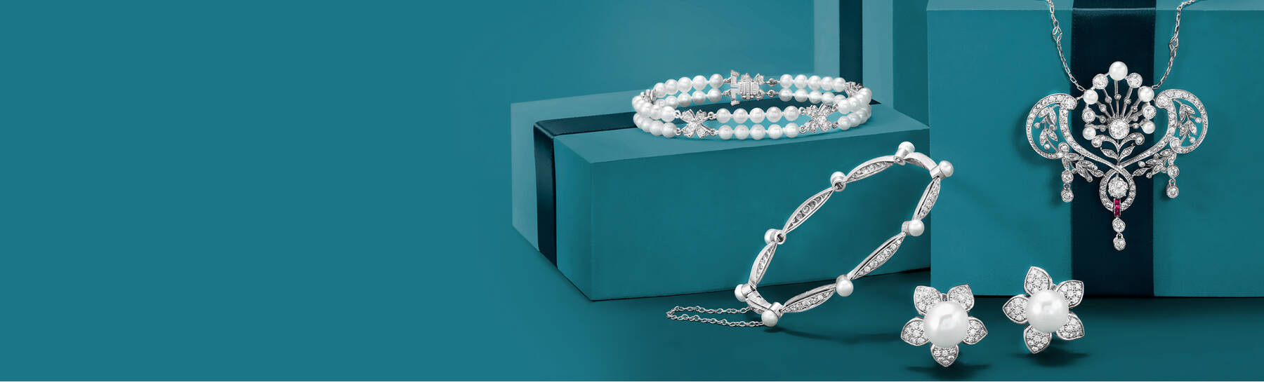 image featuring Estate pearl jewelry