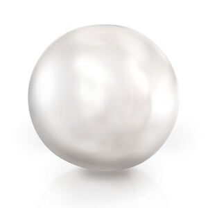 Round White Pearl
