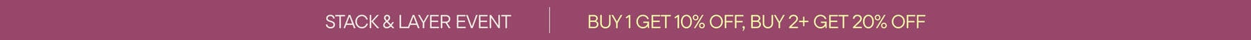 Build a Look and Save | Buy 1 Get 10% Off | Buy2+ Get 20%