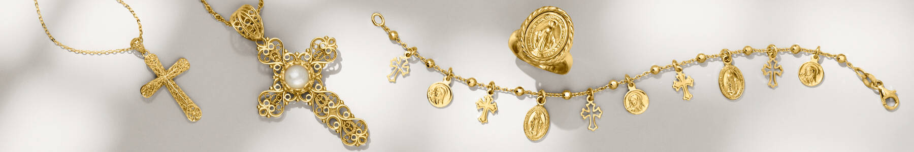 image featuring Faithful Treasures cross necklaces
