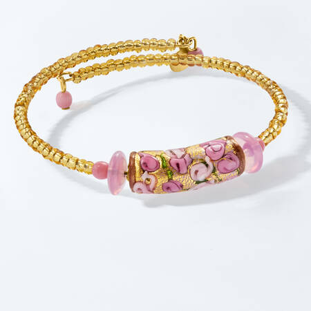 Bracelets. Shop Now. image featuring a gold and gemstone bracelet