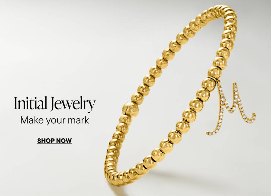 Initial Jewelry. Make Your Mark. Shop Now