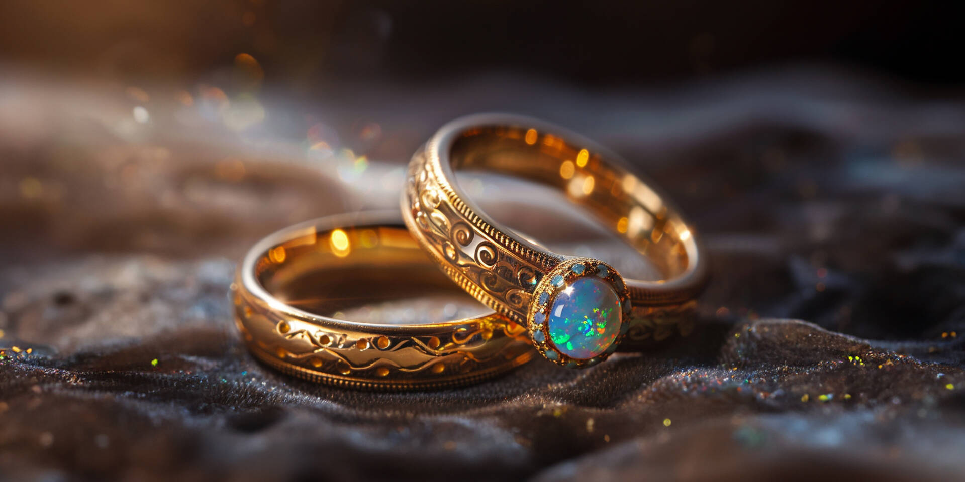 opal stone ring