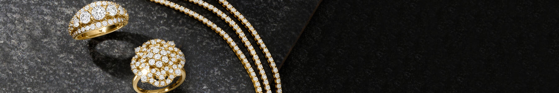 Diamonds in 14kt Gold 