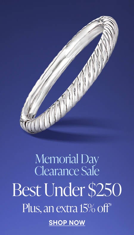 Memorial Day Weekend Sale. Best Under $250. Extra 15% off Clearance* Shop Now