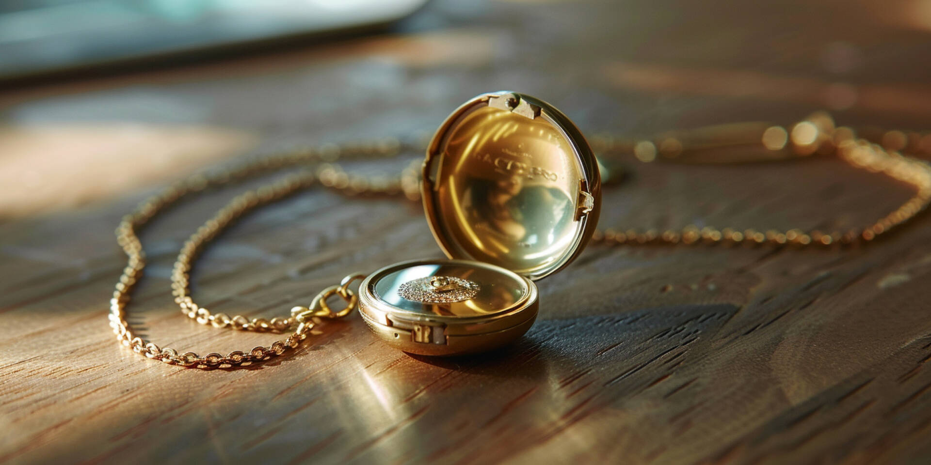 classic old watch locket