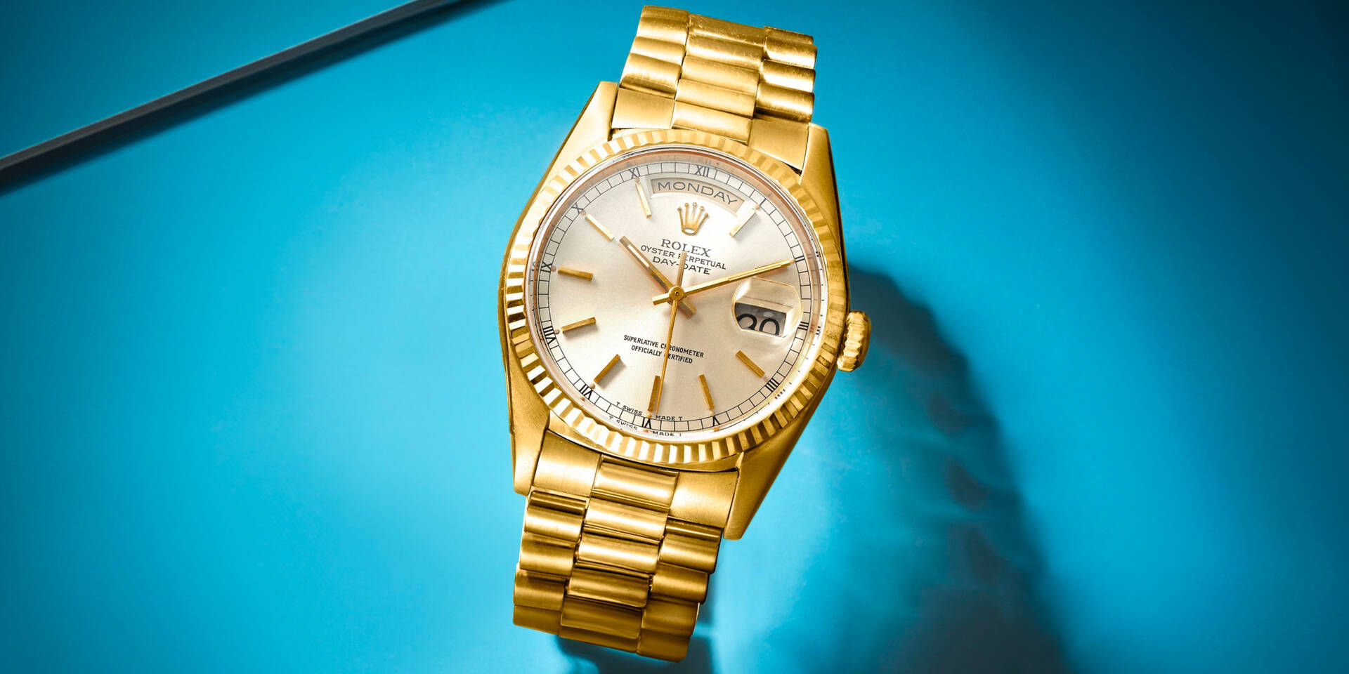gold rolex watch