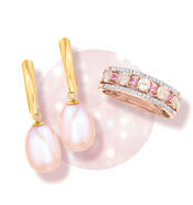 image featuring Pink Gemstone and Pearl Jewelry