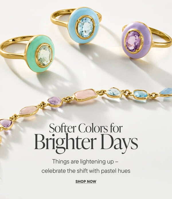 Softer Colors for Brighter Days Things are lightening up &ndash; celebrate the shift with pastel hues