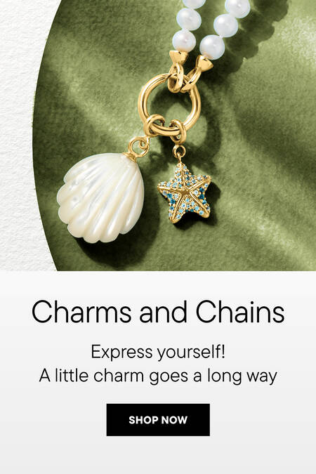 Charms and Chains. Express yourself! A little charm goes a long way. Shop Now