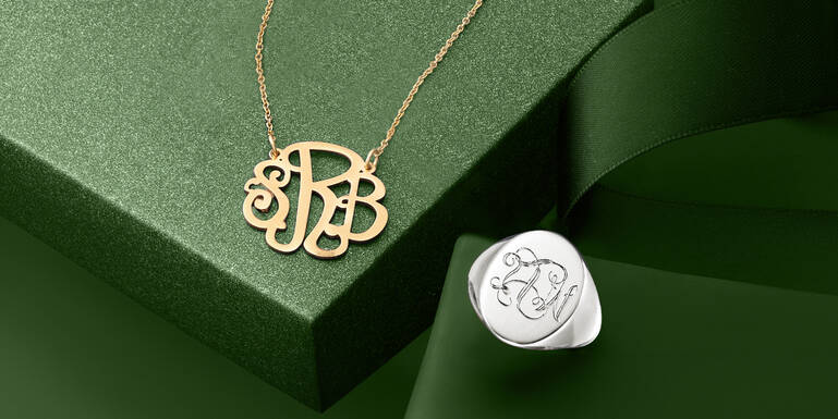 Woman Holding a Gift and Wearing Many Different Rings