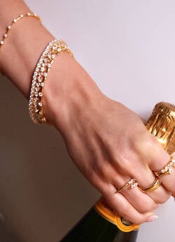 Image featuring Gold Bracelets