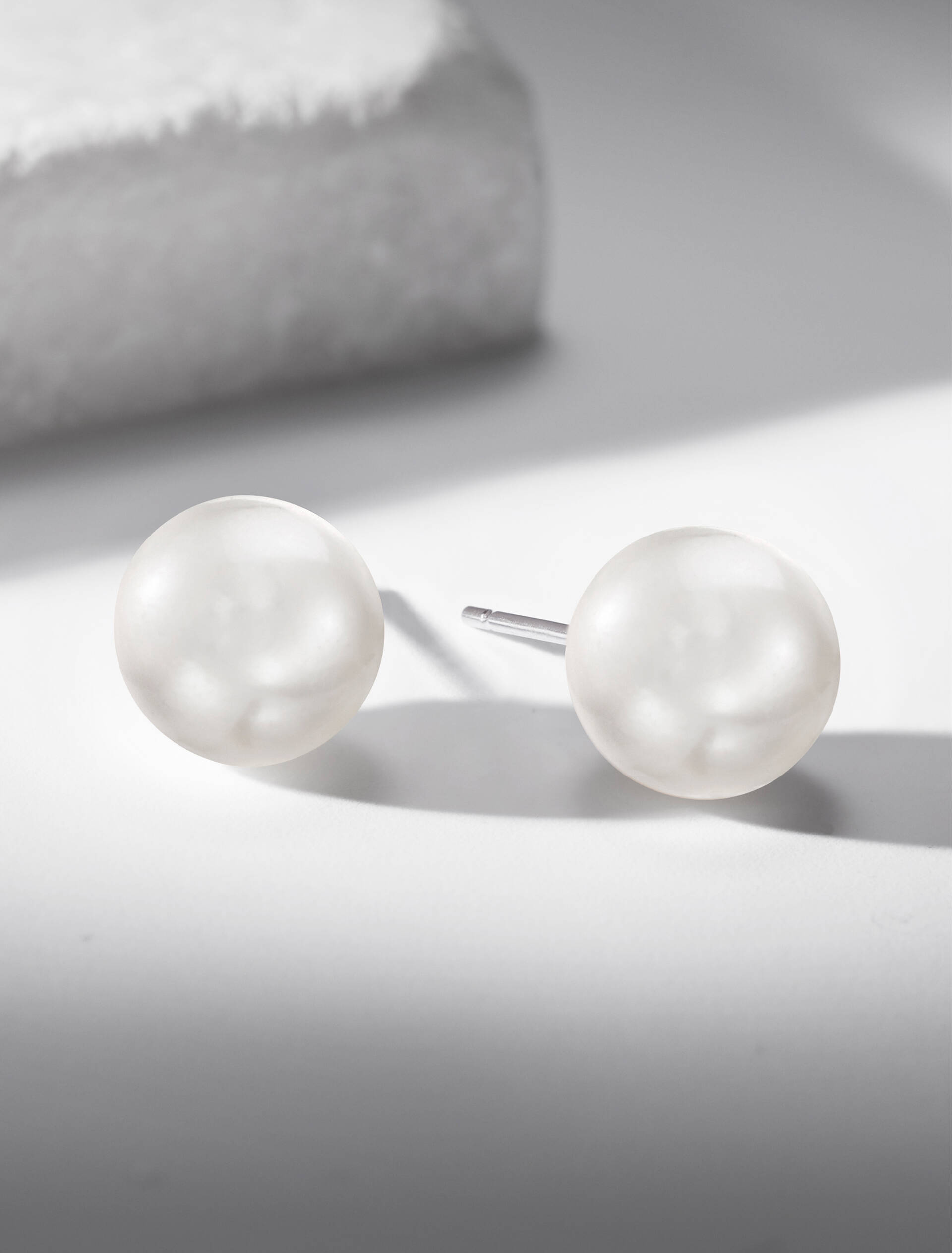 Akoya Pearl Stud Earrings &mdash; Classic Collection
