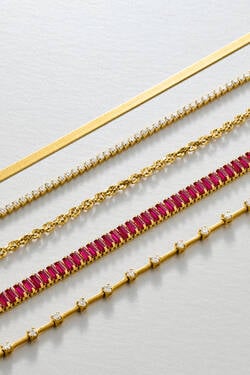 Image featuring Gold Bracelets