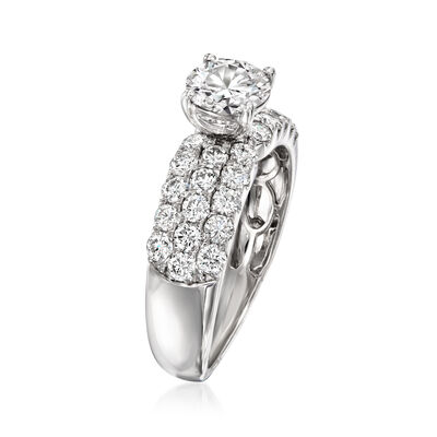 2.00 ct. t.w. Lab-Grown Diamond Ring in 14kt White Gold
